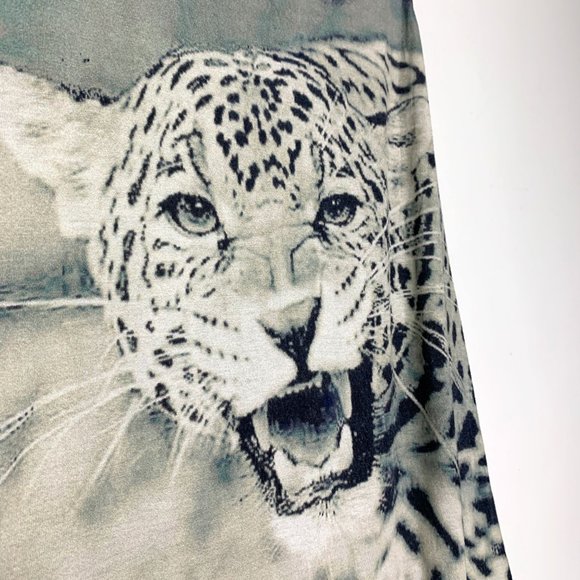 A.L.C. Leopard Racerback Tank Top Sz‎ M - Picture 3 of 7